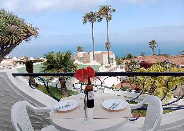 Studio Sea Front View & Pool * Tacoronte